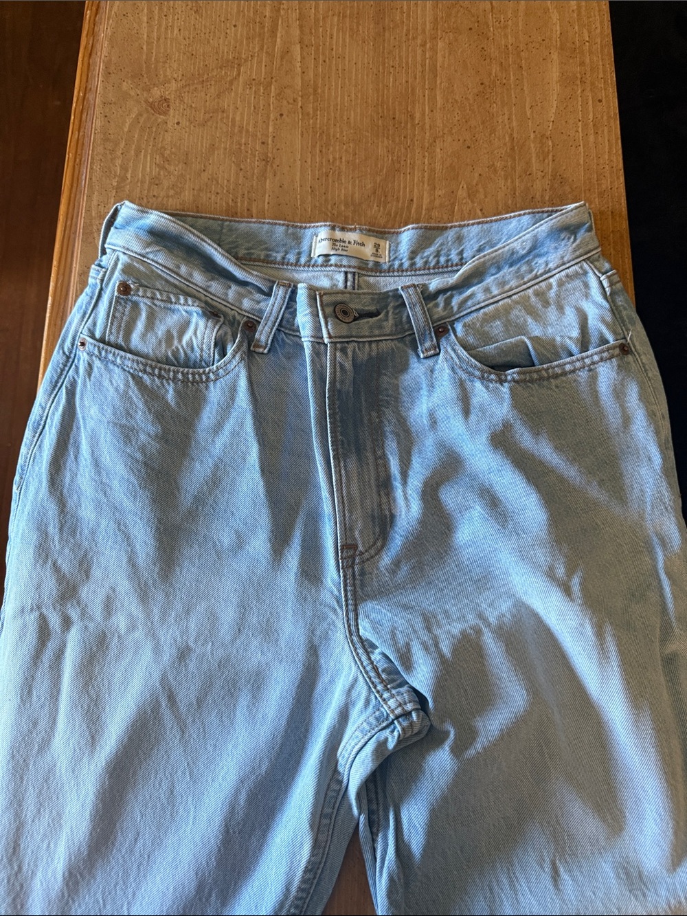 Abercrombie & Fitch Light Blue High-Rise Women's Jeans